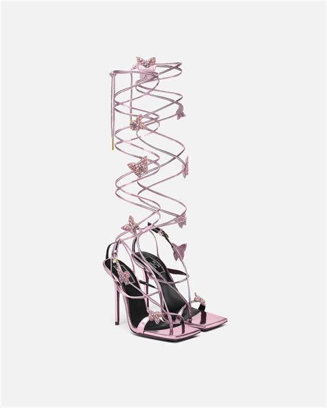 versace high heels butterfly